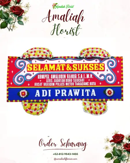 Papan Bunga Ucapan Selamat Cikakak