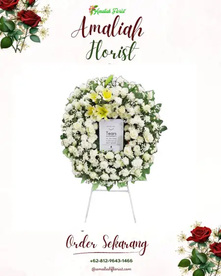 Krans Bunga Duka Cikakak